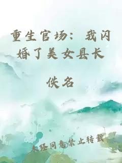 重生官场：我闪婚了美女县长